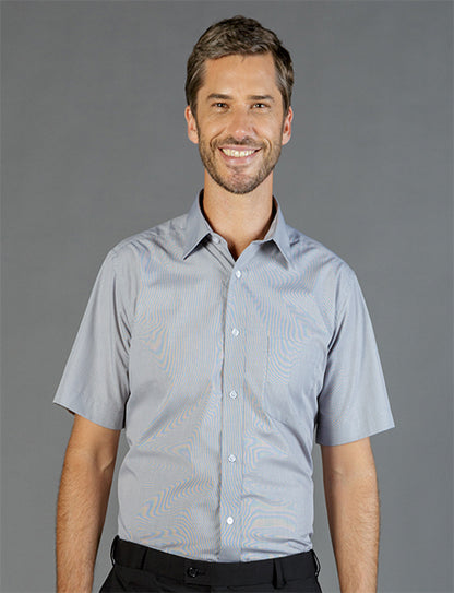 Gloweave Mens Puppy Tooth Check S/S Shirt (1267S)