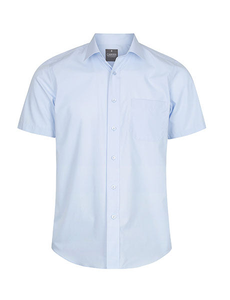 Gloweave Men's Premium Poplin Short Sleeve Shirt (1272S)