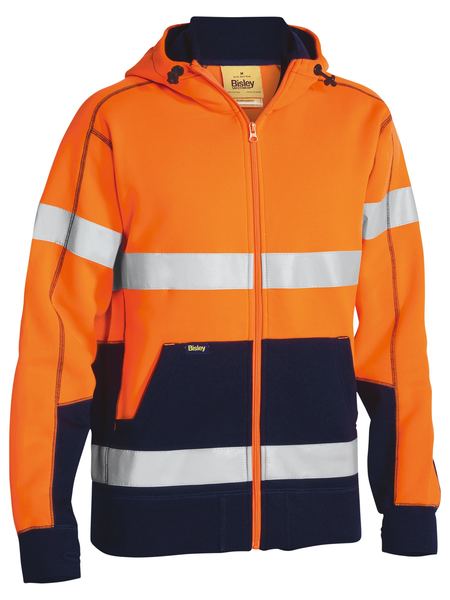 Bisley-Taped-Hi-Vis-Fleece-Hoodie