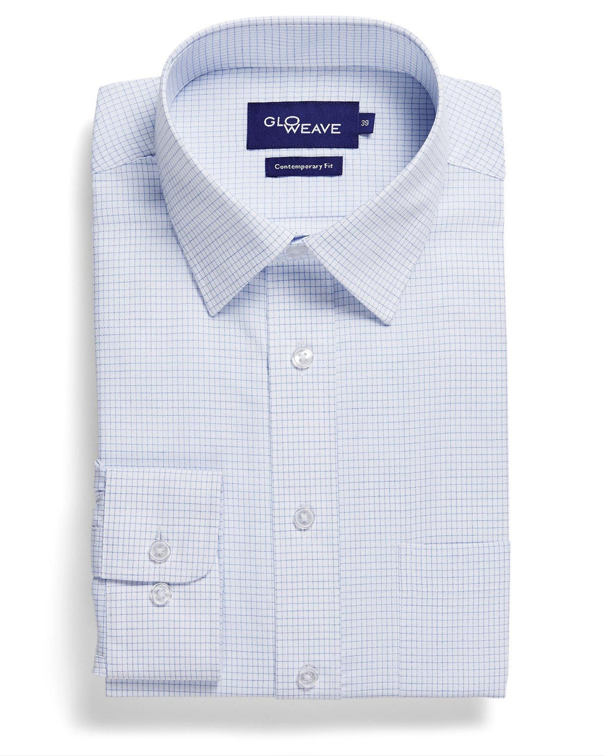 Gloweave Mens Textured Check L/S Shirt (1295L)