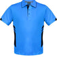 Aussie Pacific-Aussie Pacific Mens Tasman Polo( 1st 10 colors)-S / Cyan/Black-Uniform Wholesalers - 4