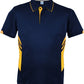 Aussie Pacific-Aussie Pacific Mens Tasman Polo (2nd 16 color)-S / Navy/Gold-Uniform Wholesalers - 25