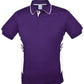 Aussie Pacific-Aussie Pacific Mens Tasman Polo (3rd 6 color)-S / Purple/White-Uniform Wholesalers - 2