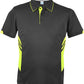 Aussie Pacific-Aussie Pacific Mens Tasman Polo( 1st 10 colors)-S / Slate/Neon Yellow-Uniform Wholesalers - 15
