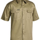 Bisley Original Cotton Drill Shirt - Short Sleeve (BS1433)