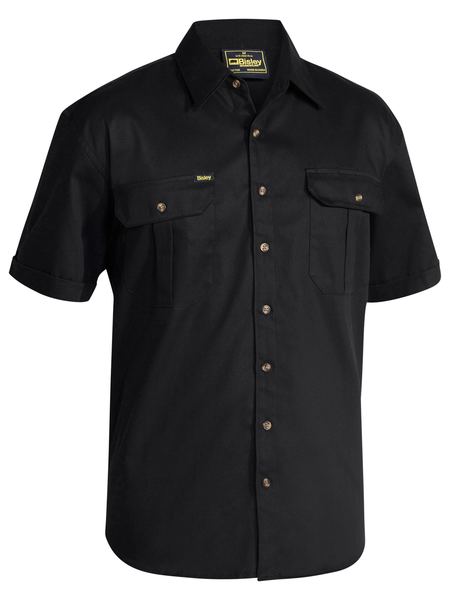 Bisley Original Cotton Drill Shirt - Short Sleeve (BS1433)