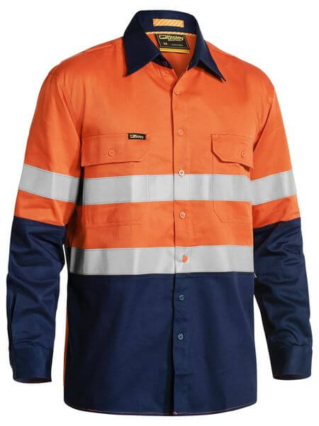 Bisley Taped Hi Vis Industrial Cool Vented Shirt (BS6448T)