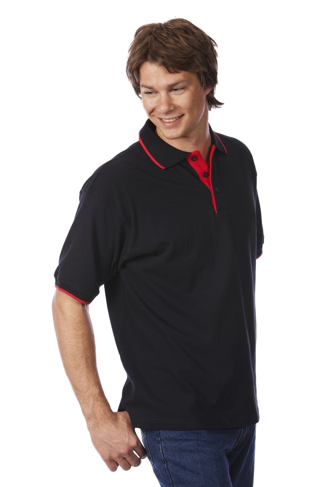 JB's Wear-Jb's Cotton Tipping Polo - Adults--Uniform Wholesalers - 3
