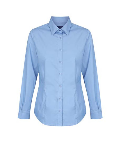 Gloweave Ladies  Premium Poplin Long Sleeve Shirt (1520WL)