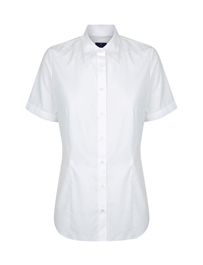 Gloweave Womens Premium Poplin Short Sleeve Shirt (1520WS)