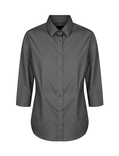 Gloweave Womens Premium Poplin 3/4 Sleeve Shirt (1520WZ)