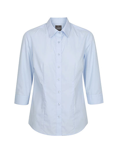 Gloweave Womens Premium Poplin 3/4 Sleeve Shirt (1520WZ)
