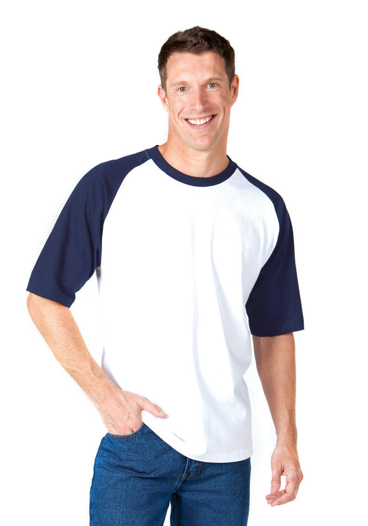 JB's Wear-JB's Two Tone Tee--Uniform Wholesalers - 1