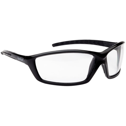 Bolle Safety Prowler Gloss Black Frame As/Af Clear Lens - (1626401)