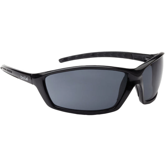 Bolle Safety Prowler Gloss Black Frame As/Af Smoke Lens - (1626402)