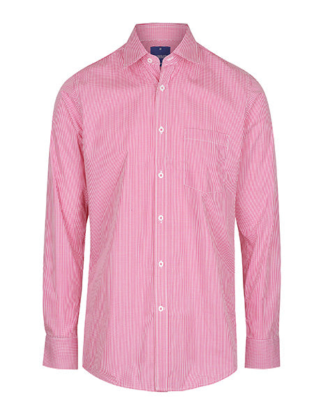 Gloweave Men's Gingham Long Sleeve Shirt (1637L) 2nd Color