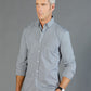 Gloweave Men's Gingham Long Sleeve Casual Slim Fit Shirt (1637HL)