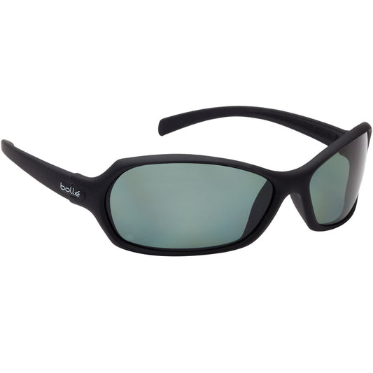 Bolle Safety Hurricane Black Frame (Green) Polarised Lens - Soft Drawstring Pouch - (1662215)