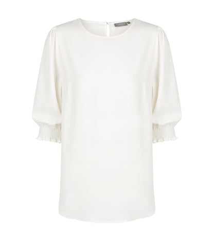 Gloweave 3/4 Sleeve Shirred Cuff Top (1799WZ)