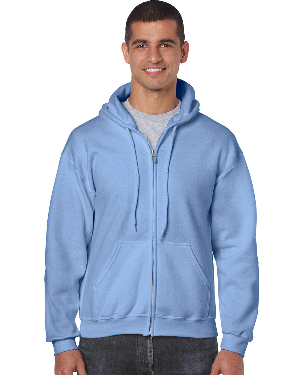 Gildan  Adult  Zip Hooded Sweatshirt-(18600)