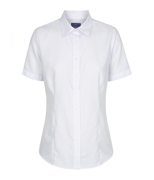 Gloweave Women's White Short Sleeve Shirt (1908WS)