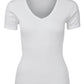 JB's Wear-JB's Ladies V-Neck Tee-White / 8-Uniform Wholesalers - 4