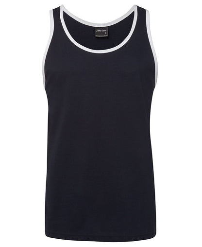 JB's Wear-Jb's Singlet - Adults-Navy/White / S-Uniform Wholesalers - 5