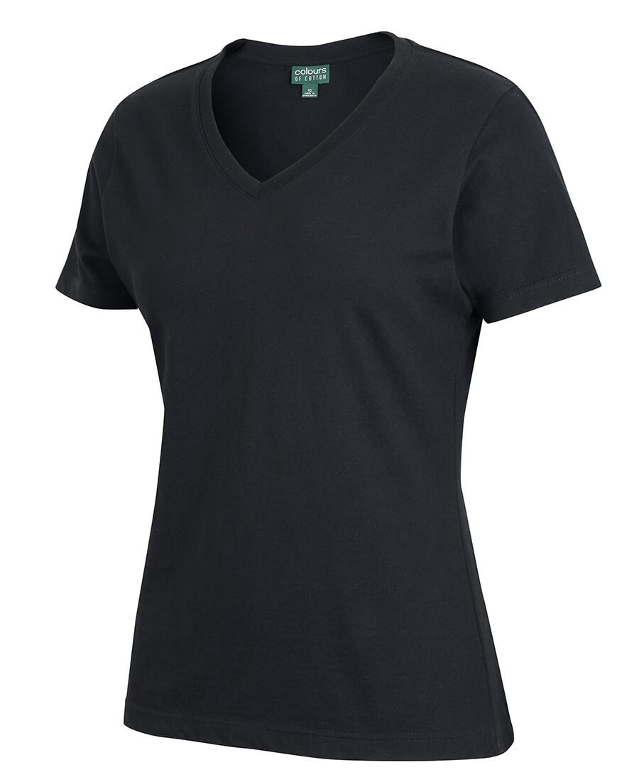 JBs Wear C Of C Ladies V-neck Tee (1VT1)