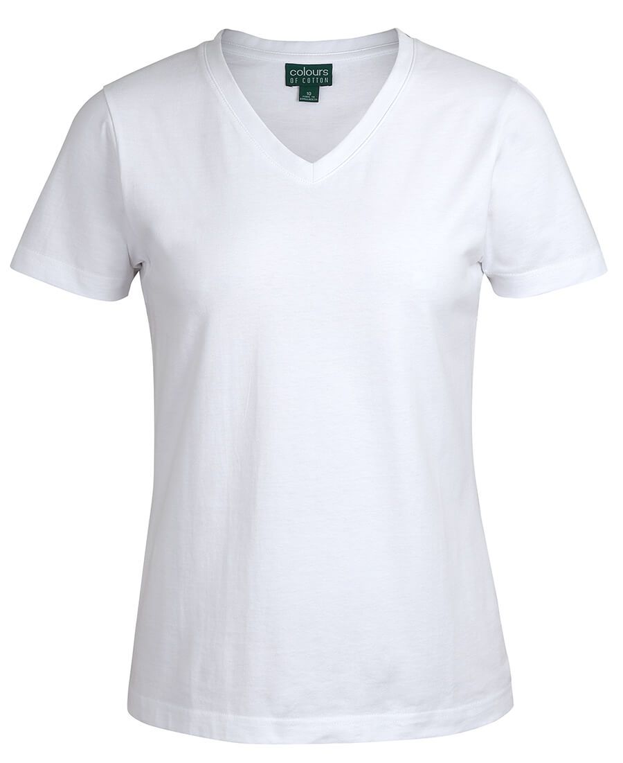 JBs Wear C Of C Ladies V-neck Tee (1VT1)