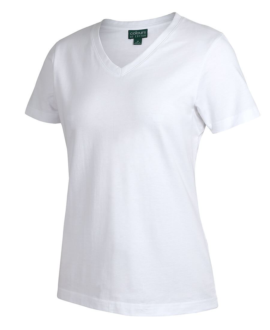 JBs Wear C Of C Ladies V-neck Tee (1VT1)