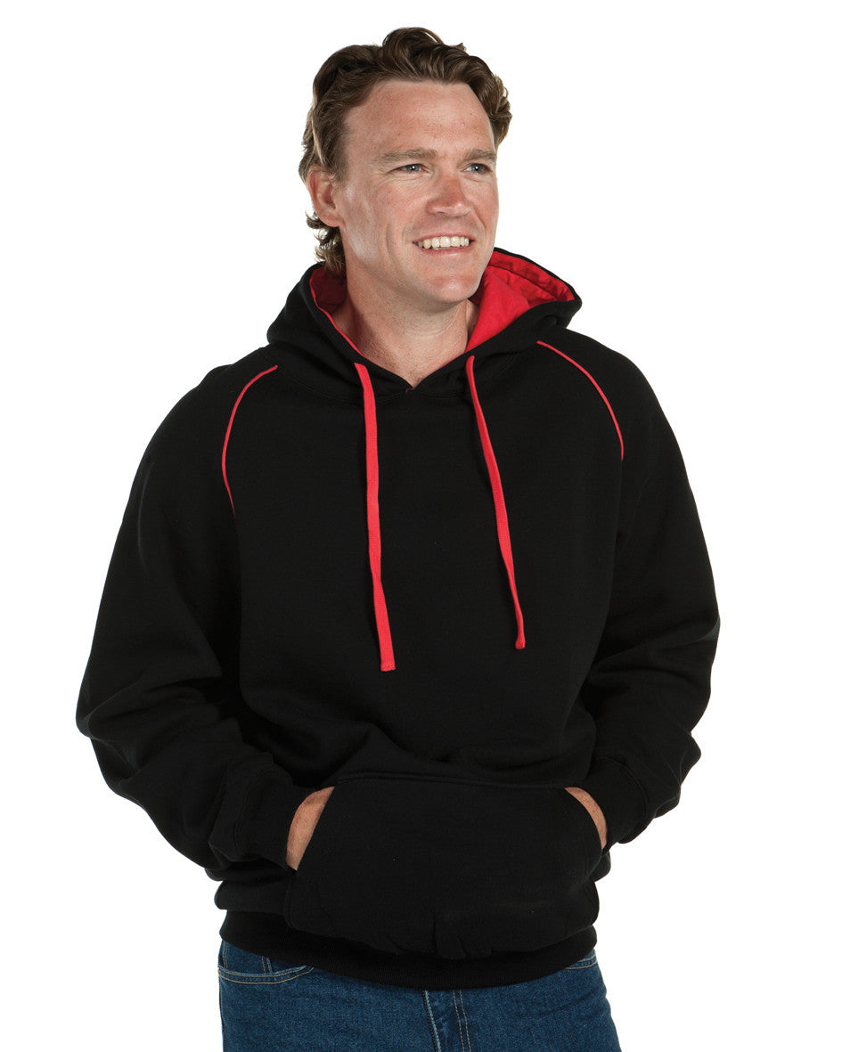 JB's Wear-JB's Contrast Fleecy Hoodie--Uniform Wholesalers - 1