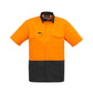 Syzmik Mens Rugged Cooling Hi Vis Spliced S/S Shirt (ZW815)
