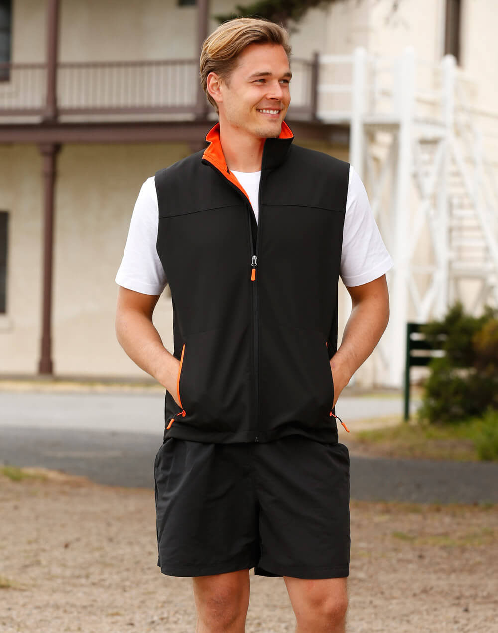 Winning Spirit  Rosewall Soft Shell Vest Men's (JK45)