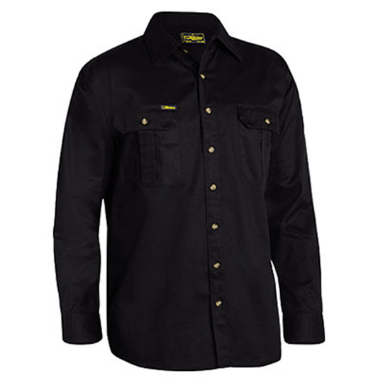 Bisley Original Cotton Drill Shirt - Long Sleeve (BS6433)