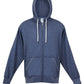 Ramo-Ramo Mens Greatness Heather Zip Hoodie	(new)-Navy Heather / S-Uniform Wholesalers - 4