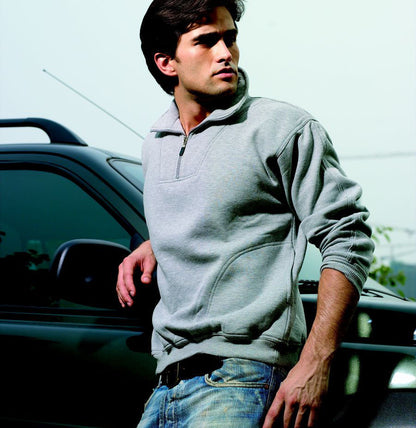 Bocini 1/2 Zip Fleece with Pocket-(CJ817)