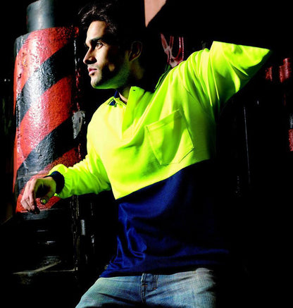 Bocini Hi-Vis Polyface/Cotton Back Polo (SP0536)