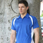 Bocini Men's Short Sleeve Contrast Panel Polo -(CP0919)