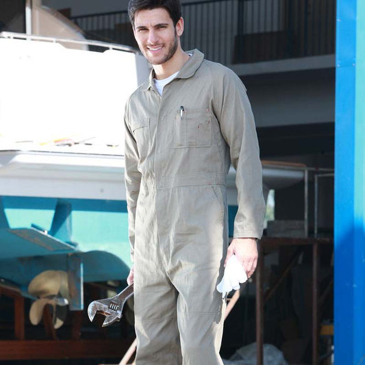 Bocini Cotton Drill Overall-(WO0682)