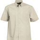 Stencil-Stencil Men's Nano Shirt (S/S)-Beige / S-Uniform Wholesalers - 3