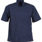 Stencil-Stencil Men's Nano Shirt (S/S)-Navy / S-Uniform Wholesalers - 4