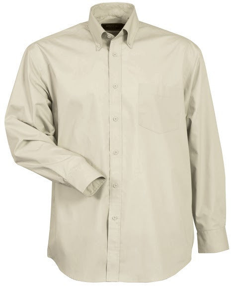 Stencil-Stencil Men's Nano Shirt (L/S)-Beige / S-Uniform Wholesalers - 3