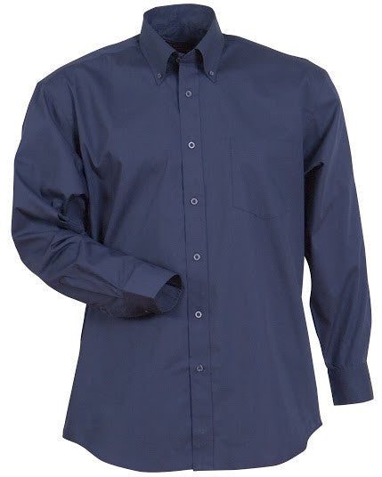 Stencil-Stencil Men's Nano Shirt (L/S)-Navy / S-Uniform Wholesalers - 4
