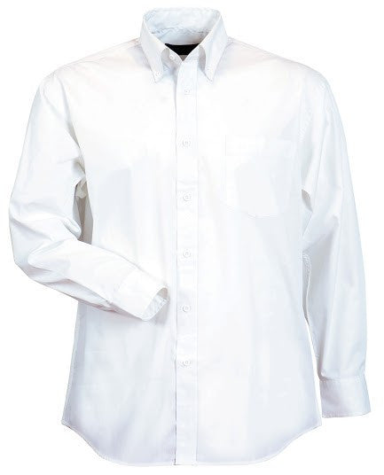 Stencil-Stencil Men's Nano Shirt (L/S)-White / S-Uniform Wholesalers - 2