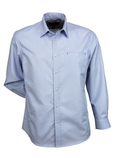 Stencil-Stencil Men's Empire Shirt (L/S)--Uniform Wholesalers - 5