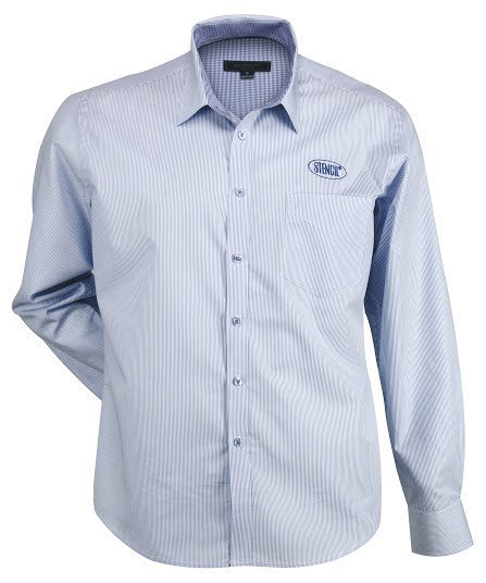 Stencil-Stencil Men's Inspire Shirt (L/S)-Sky/Blue / S-Uniform Wholesalers - 2