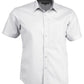 Stencil-Stencil Men's Inspire Shirt (S/S)-Grey/White / S-Uniform Wholesalers - 1