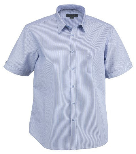 Stencil-Stencil Men's Inspire Shirt (S/S)-Mid/Blue / S-Uniform Wholesalers - 3