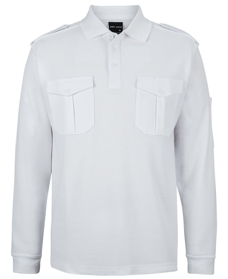 JB'S L/S 250 Epaulette Polo (210EL)