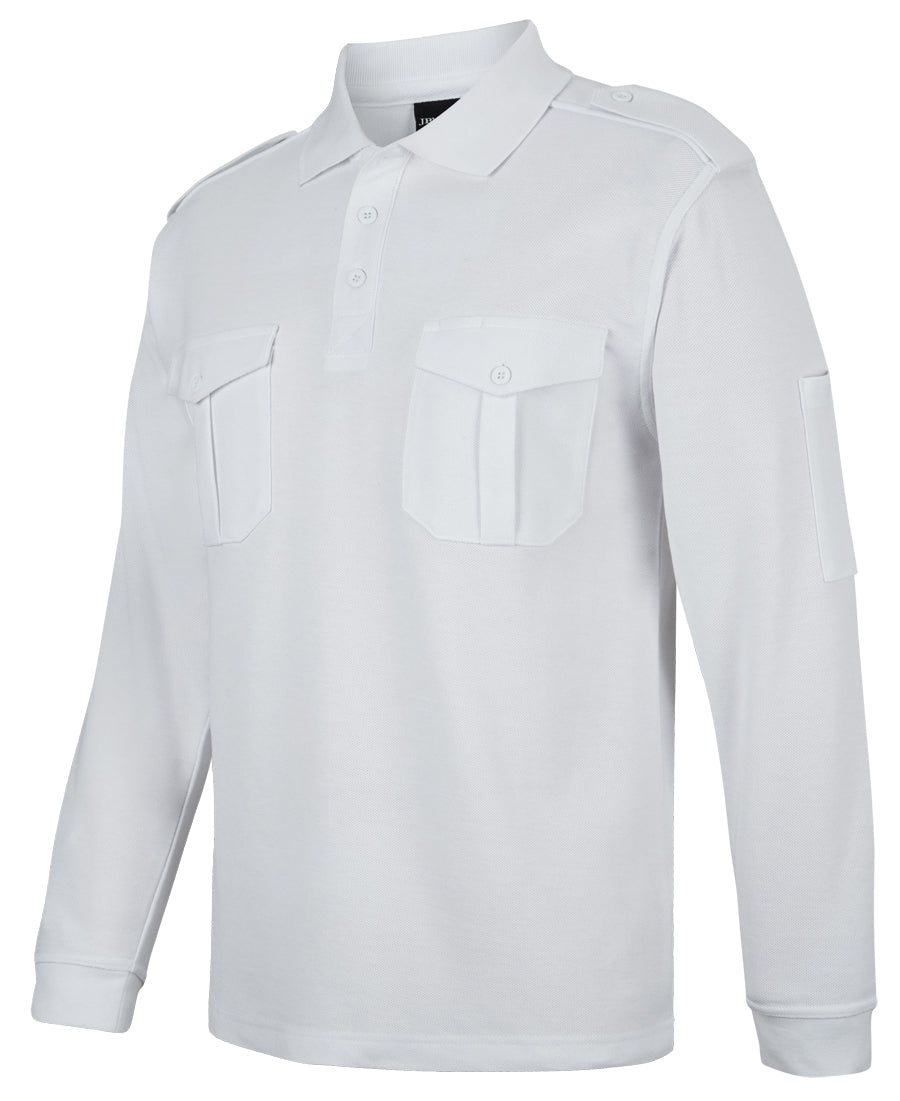 JB'S L/S 250 Epaulette Polo (210EL)